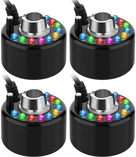 4 Pcs Halloween Mist Maker with LED Light