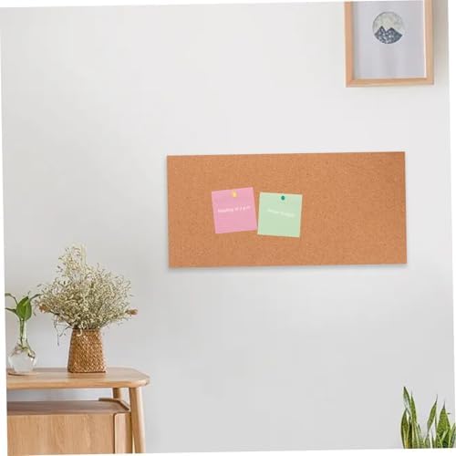 Levemolo 17x8in Adhesive Cork Board for Wall Office