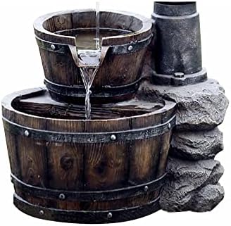 Jeco Old Fashioned Gray Pump Water Fountain