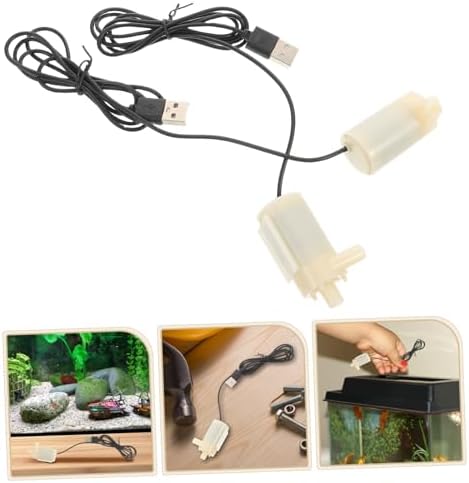 2Pcs Mini USB Water Pump for Aquariums and Fountains
