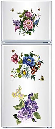 3Pcs Butterfly Flower Wall Stickers for Decor