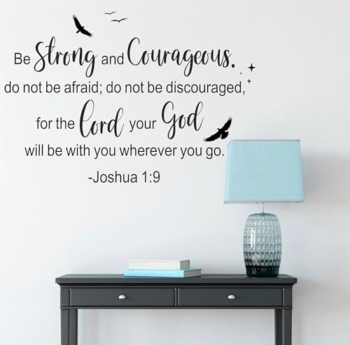 Joshua 19 Christian Scripture Wall Decal - Inspirational Quotes Decor