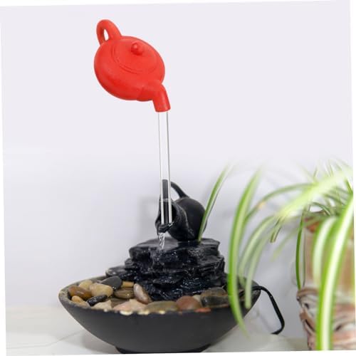 BESPORTBLE Floating Teapot Waterfall Fountain Desktop Decor