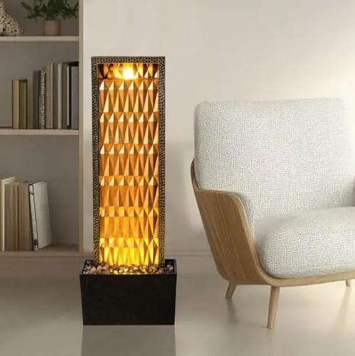 Indoor Outdoor Water Fountain with Soothing Waterfall Effect