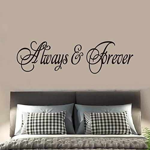 SEATUNE Wall Decals - Romantic Love Quotes Bedroom Art