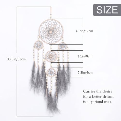 Pretty Jolly Pampas Grass Dream Catcher Wall Decor