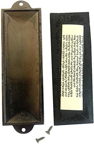 Holy Land Market Elijah The Prophet Mezuzah Pewter