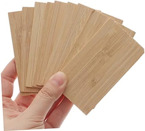 TEHAUX 10pcs Rectangular Cardboard Cutouts for DIY Crafts