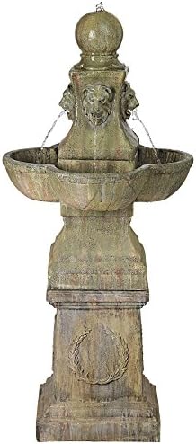 John Timberland Royal Lion 54 Inch High Outdoor Fountain