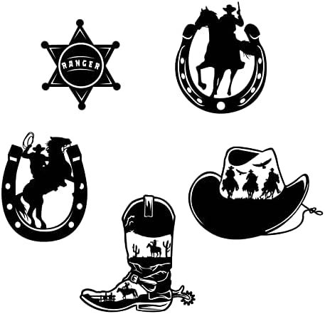 SUPERDANT Western Style Cowboy Boots Wall Decals