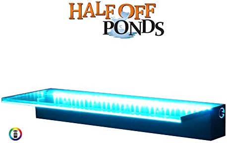 HALF OFF PONDS Color Changing Lighted Acrylic Spillway