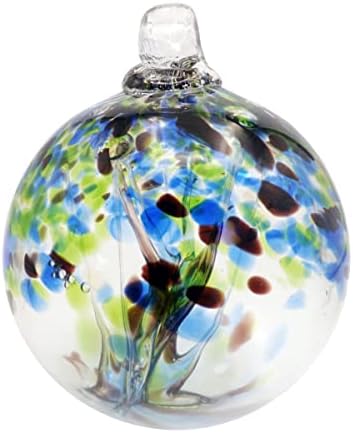 Dale Tiffany Hand Blown Glass Mystic Tree of Life Gazing Ball