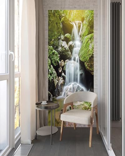 FLFK 3D Door Sticker Set of 2 Sheets