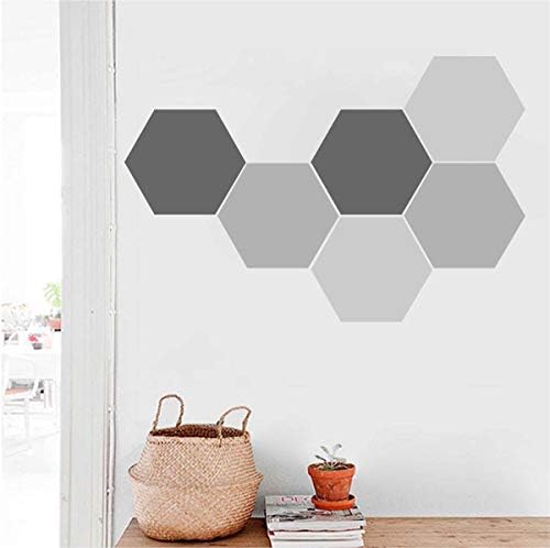 6 Honeycomb Wall Decal Stickers Geometric Hexagons