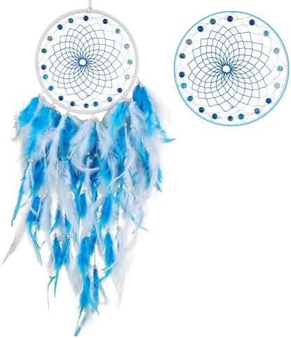 Blue Dream Catchers Handmade with Crystal Beads