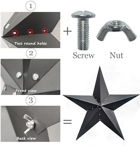 48 Inch Barn Star Metal Wall Decor