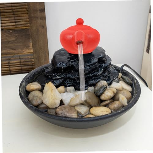 BESPORTBLE Floating Teapot Waterfall Fountain Desktop Decor