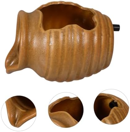 ULDIGI Tabletop Fountain Ceramic Water Jar for Zen Decor