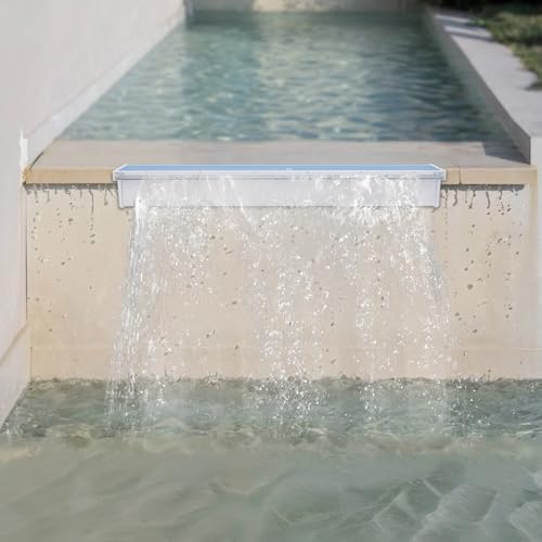 Waterfall Spillway with LED Lights Wall-Mounted Fountain Kit