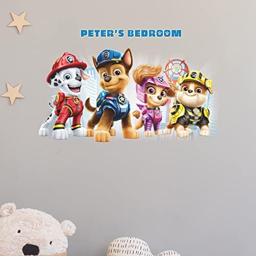 RoomMates RMK5122GM Paw Patrol Wall Decal with Alphabet