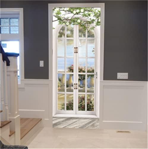Artfanke 3D Peel and Stick Door Sticker Set 303x787
