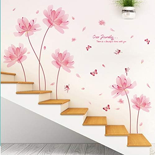 Flower and Butterflies Wall Stickers for Adults