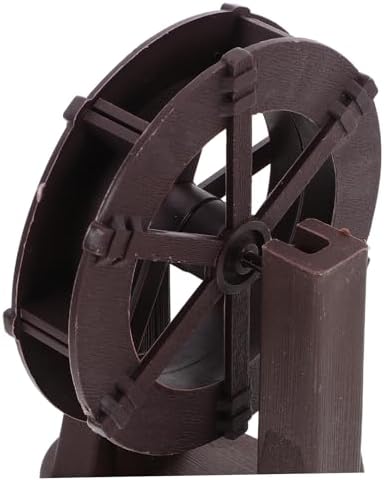 Mini Water Wheel Fountain Decor for Pond and Garden