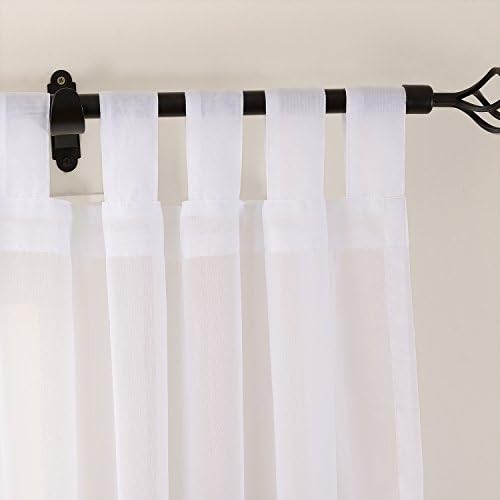 Macochico Blue Gradient Sheer Curtains 52W x 96L