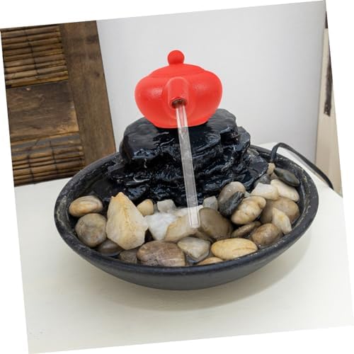Merryhapy Floating Teapot Water Fountain Decor Tabletop