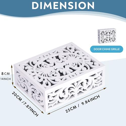 Generic White Doorbell Cover Box with Modern Design