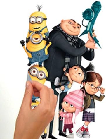 Minions Despicable Me 2 Peel and Stick Wall Decals