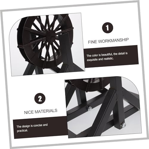 1Set Micro Rotating Water Wheel for Fountain Decoration