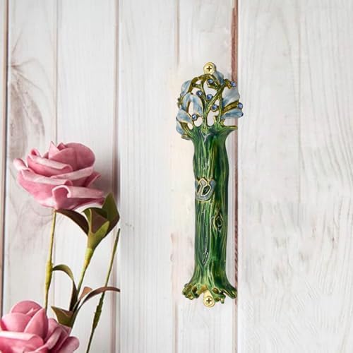 MrMrKura Mezuzah Scroll Door Holder Bright Green