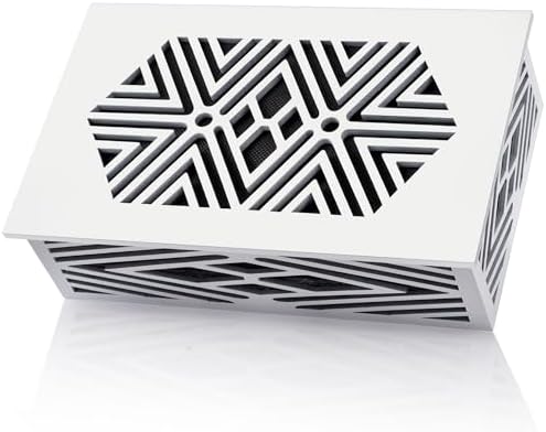 Saillong Wood Doorbell Chime Cover Box - White Universal Decorative