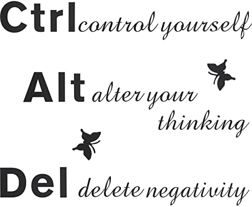 Chinco Inspirational Wall Decals Vinyl Quotes Stickers
