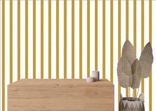 Easma Gold Stripe Wall Decals Metallic Line Wall Decor