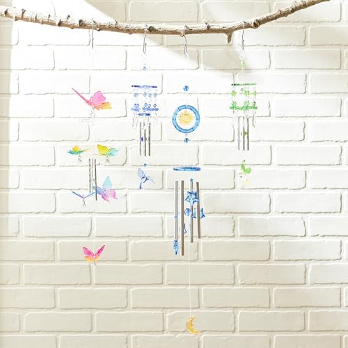 Celestial Acrylic Wind Chime for Outdoor Decor