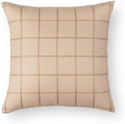 Crumbs Home Modern Farmhouse Fall Linen Throw Pillow Cover 22x22