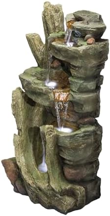 Alpine Corporation TZL292 Gray Outdoor Fountain