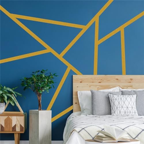 Easma Gold Stripe Wall Decals Metallic Line Wall Decor