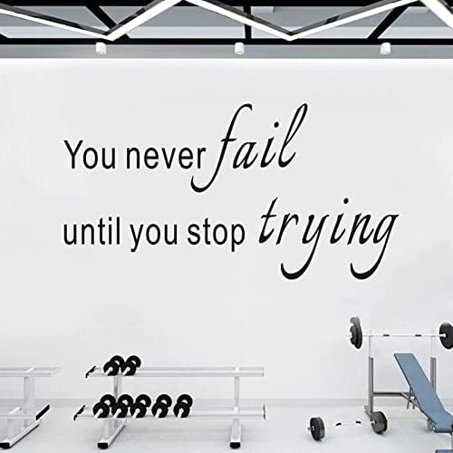 Inspirational Wall Decals 21x11 for Home Office Gym Classroom