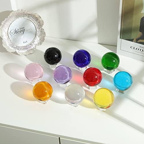 LONGWIN 60mm Crystal Ball with Free Stand Suncatcher