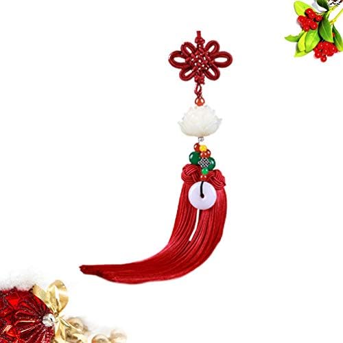 Garneck Car Rear View Mirror Hanging Tassel Ornament