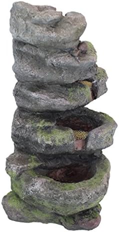 Design Toscano Breakneck Falls Illuminated Garden Fountain 9x11x175