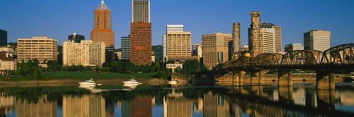 Walls 360 Peel Stick Wall Murals Portland Waterfront 84x28in