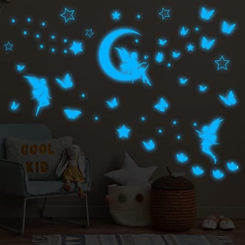 Fantasy Fairy Glow in Dark Wall Decal Sticker