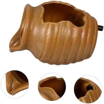 PRETYZOOM Ceramic Water Fountain Ornament for Outdoor and Indoor Use