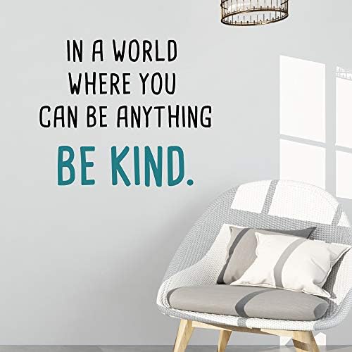 GULIGULI Kind Inspirational Quotes Wall Decals