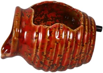 Elegant Red Ceramic Tabletop Waterfall Fountain for Zen Decor
