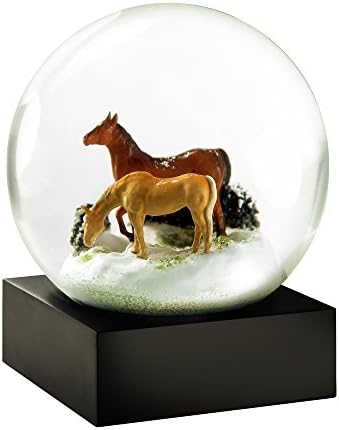 CoolSnowGlobes Horses Snow Globe